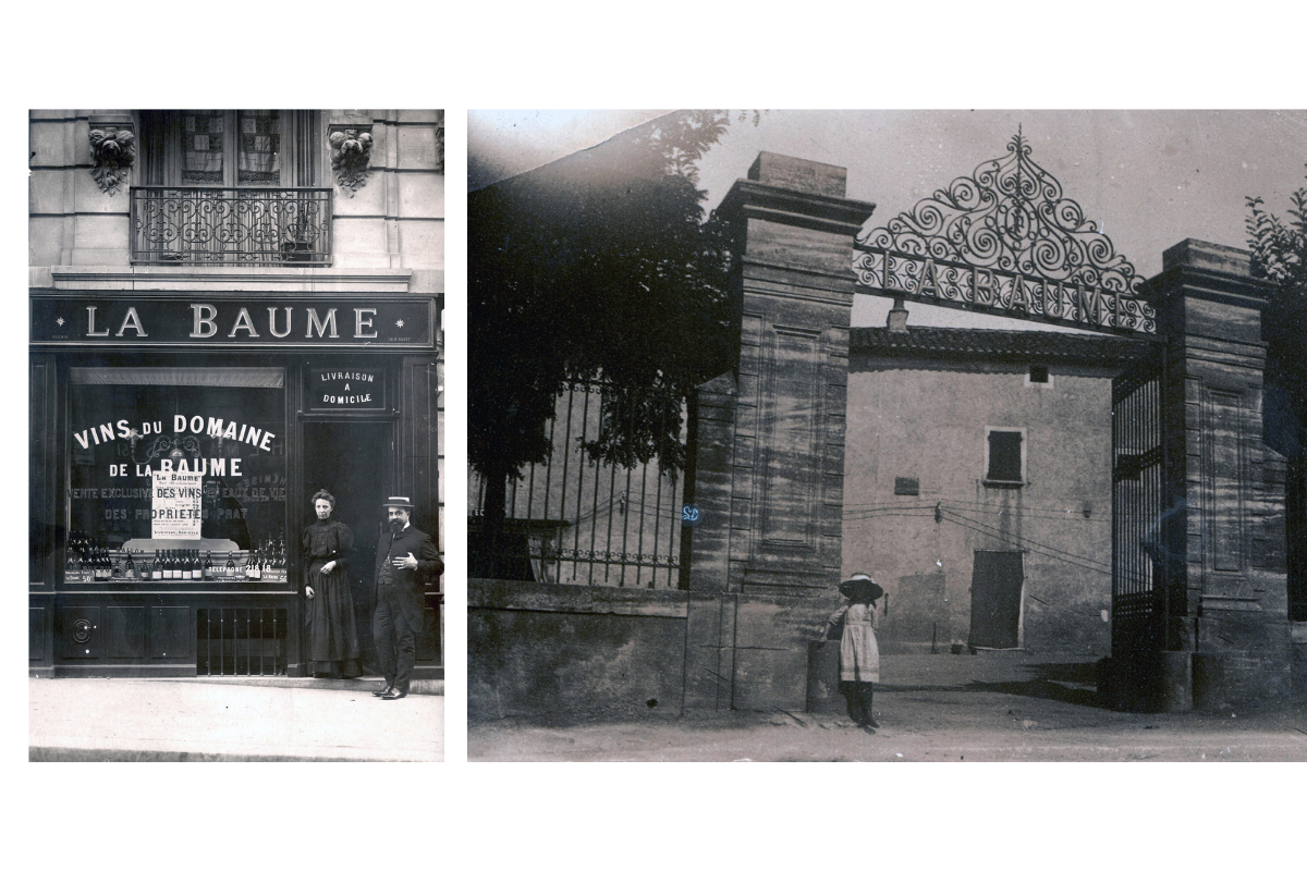 domaine de la baume création du domaine en 1880