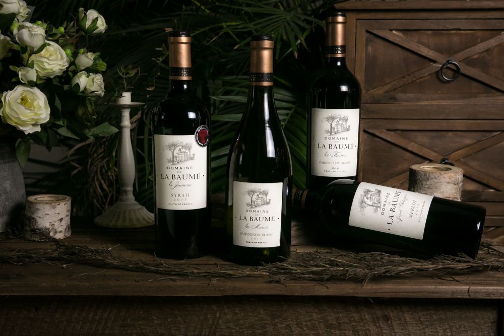 Vins du domaine de la baume pour le réveillon