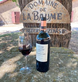 vin rouge la baume
